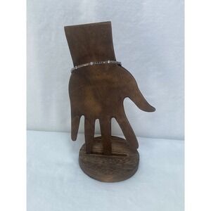 Sterling Silver .925 Marcasite Bangle‎ Bracelet Minimalist Elegant Jewelry